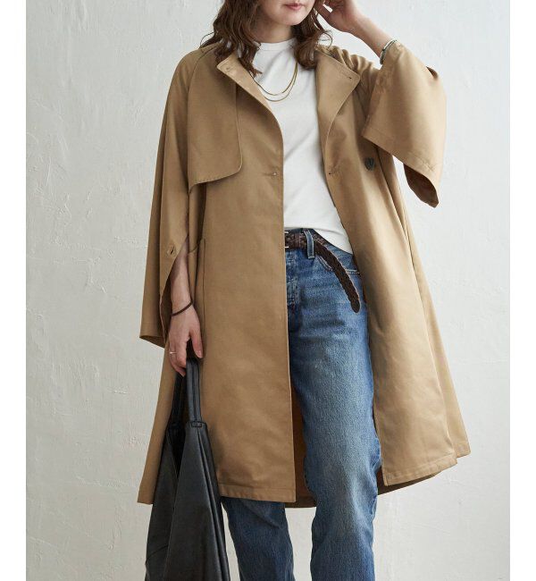 Lbc with Life「ノーカラーガンパッチゆるコート」|その他|