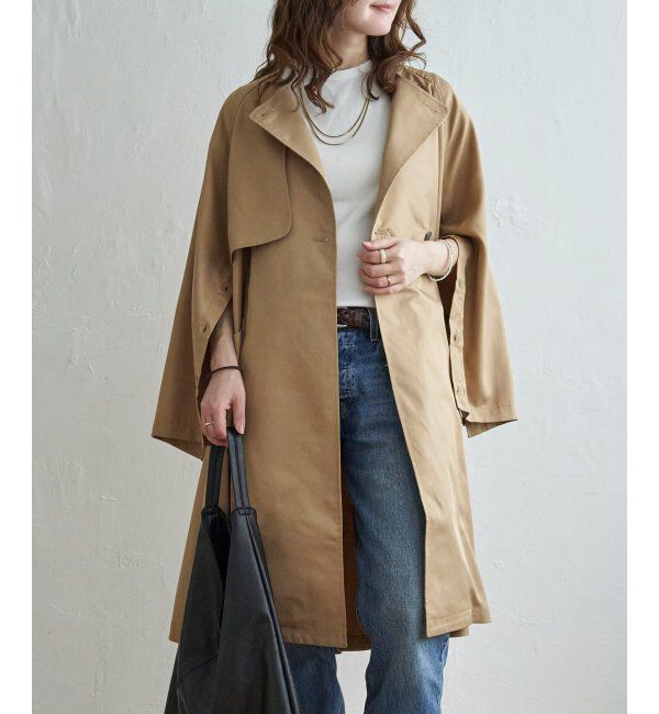 Lbc with Life「ノーカラーガンパッチゆるコート」|その他|