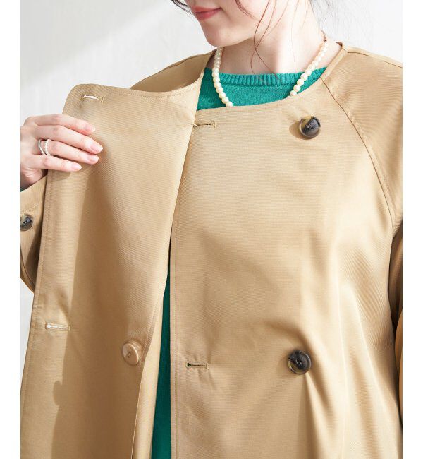 Lbc with Life「ノーカラーガンパッチゆるコート」|その他|