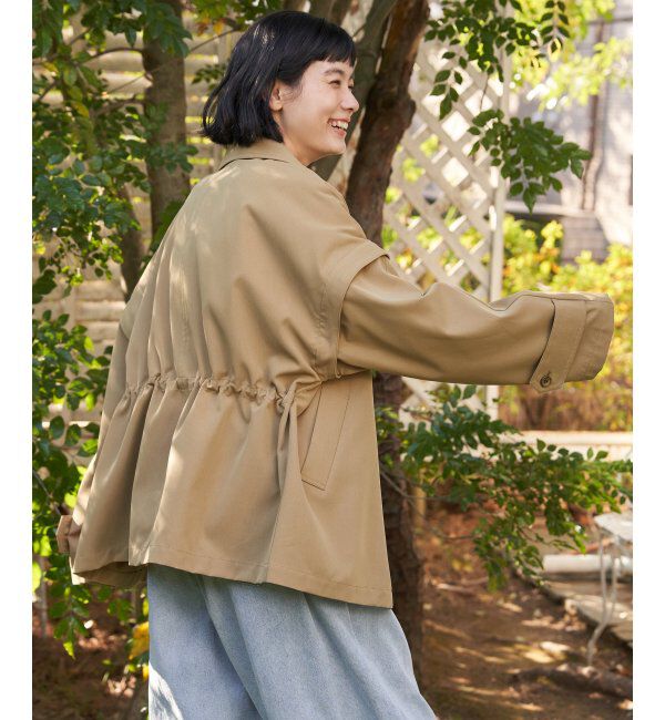 Lbc with Life「袖取り外しミドルコート」|その他|