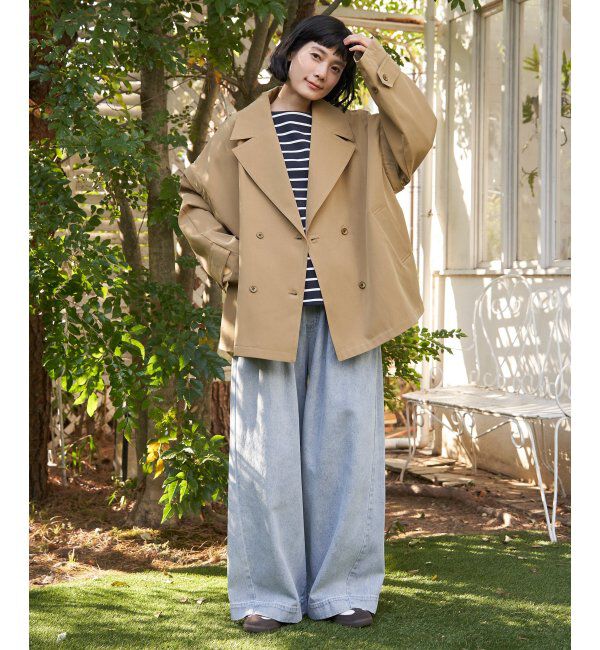 Lbc with Life「袖取り外しミドルコート」|その他|