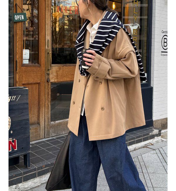 Lbc with Life「袖取り外しミドルコート」|その他|