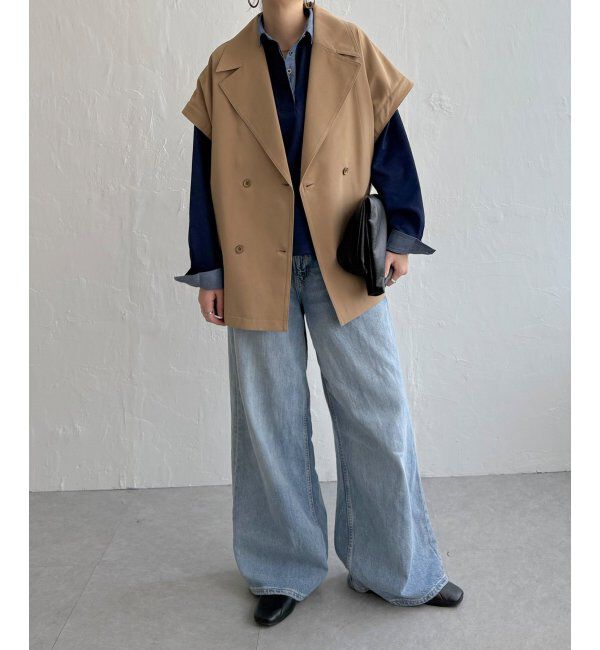 Lbc with Life「袖取り外しミドルコート」|その他|