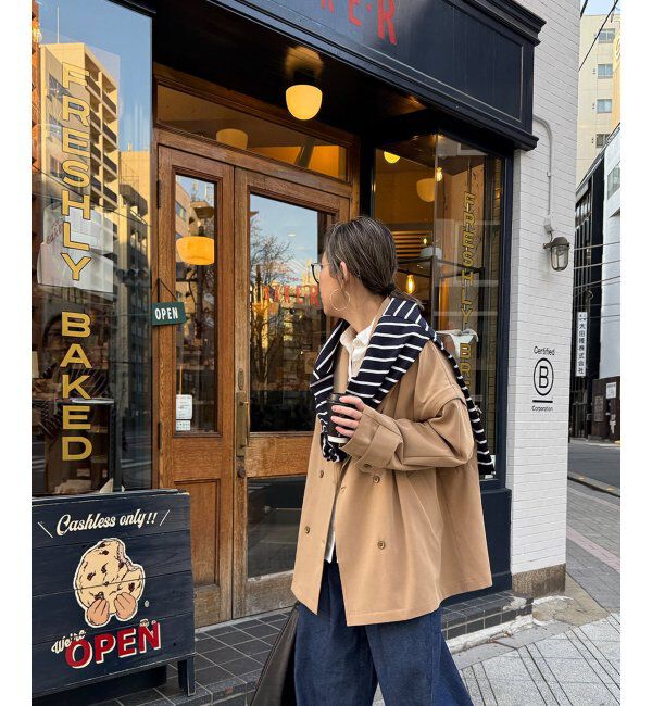 Lbc with Life「袖取り外しミドルコート」|その他|