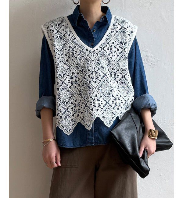 Lbc with Life「2WAYレースベスト」|シャツ・ブラウス|