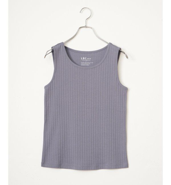 Lbc with Life「USコットン針抜きタンクトップ」|キャミソール|