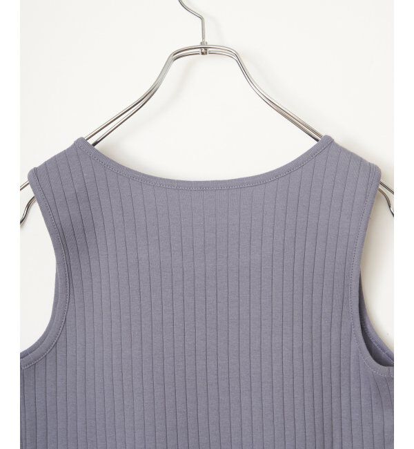 Lbc with Life「USコットン針抜きタンクトップ」|キャミソール|
