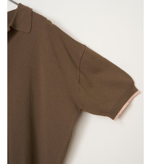 Lbc with Life「ポロ襟スキッパーニット」|カーディガン|