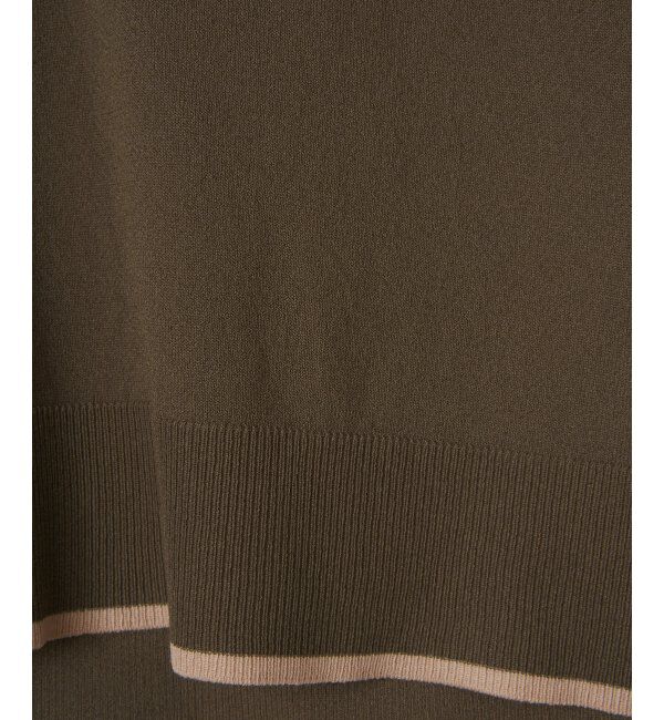 Lbc with Life「ポロ襟スキッパーニット」|カーディガン|