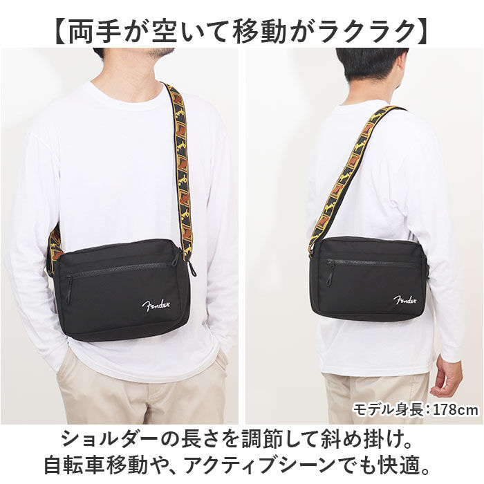BACKYARD FAMILY「Fender フェンダー ショルダーバッグ 6059 通販 ショルダーバック ショルダー 肩掛け」|ショルダー・メッセンジャー|