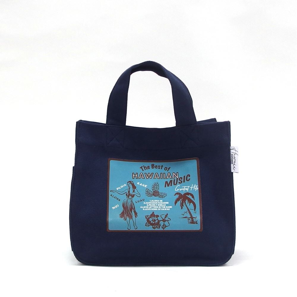 BACKYARD FAMILY「キーストーン コットン トートバッグ 通販 トートバック トート 手提げ 手提げカバン」|トートバッグ|ブルー1