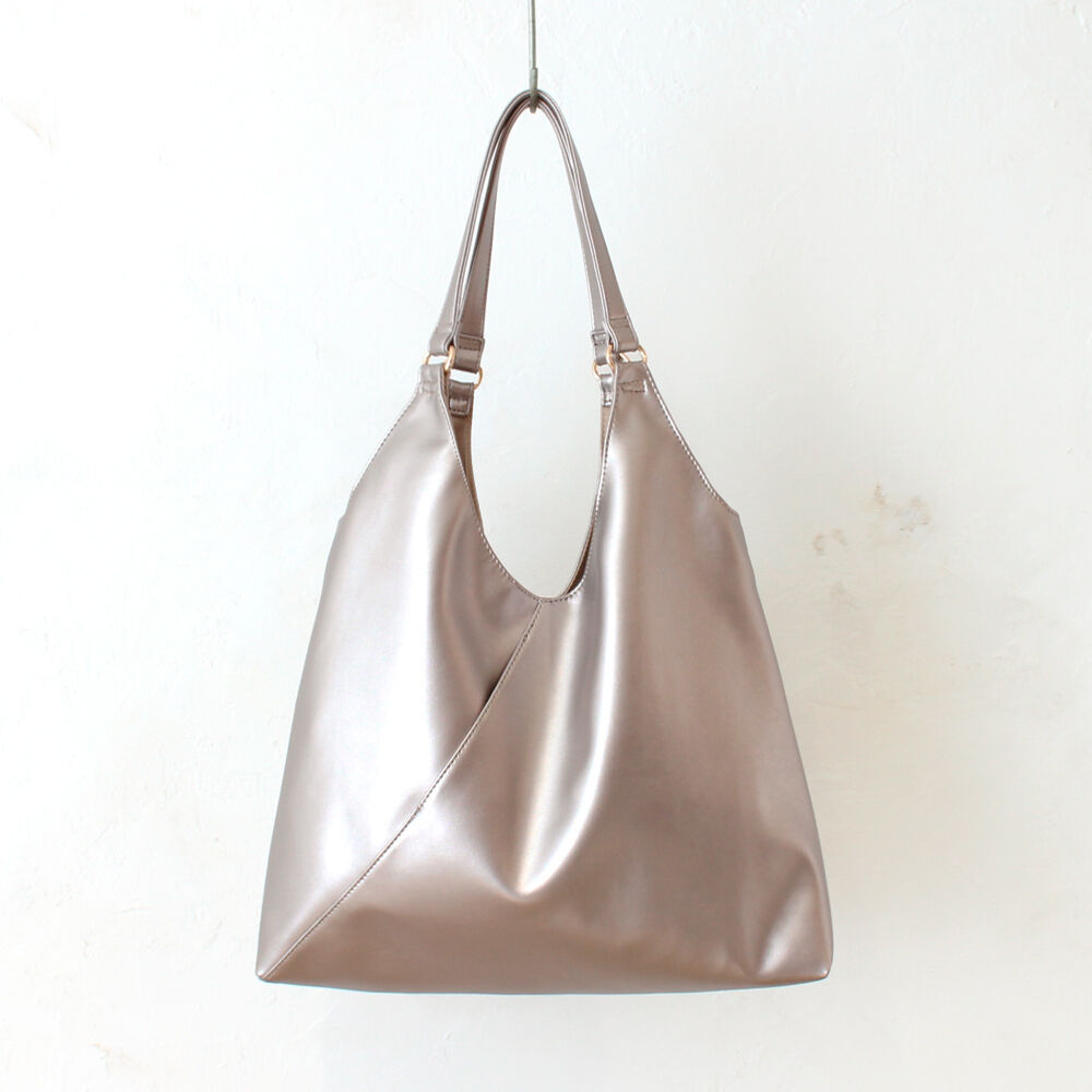 BACKYARD FAMILY「トートバッグ 合皮 通販 トートバック 手提げ トート レディースバッグ レディースバック」|トートバッグ|シルバー2