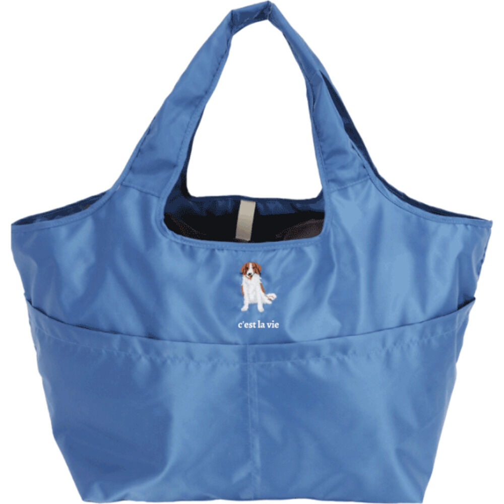 BACKYARD FAMILY「エコバッグ ポケット 大容量 通販 エコバック トートバッグ トートバック 手提げ トート」|トートバッグ|ブルー1
