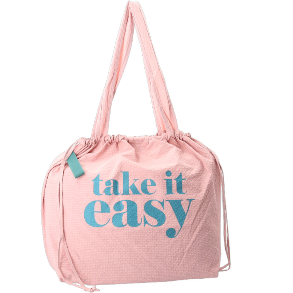 BACKYARD FAMILY「トートバッグ 巾着 通販 JOUET ジョエット トートバッグ巾着 巾着バッグ レディース」|トートバッグ|ピンク1