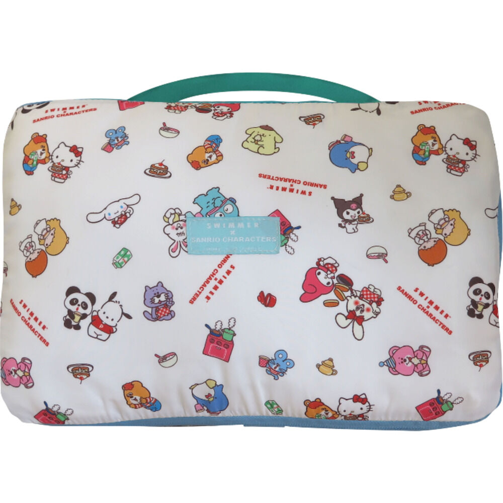 BACKYARD FAMILY「スイマー サンリオ トラベルポーチ 圧縮 通販 SWIMMER&times;SANRIO 圧縮ポーチ 圧縮袋」|トラベルグッズ|ホワイト1