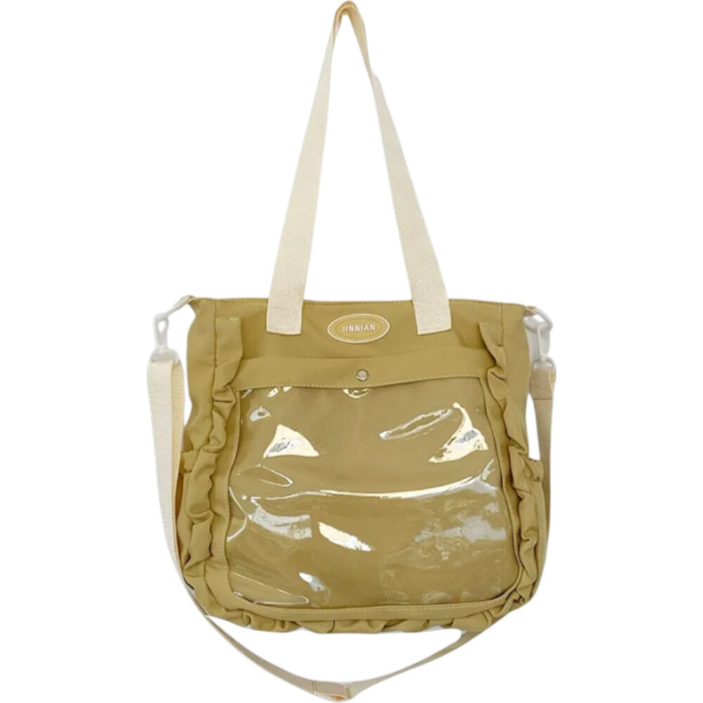 BACKYARD FAMILY「ショルダー 推しバッグ 痛バッグ 大容量 かわいい 通販 痛ショルダー ショルダーバック」|ショルダー・メッセンジャー|イエロー1