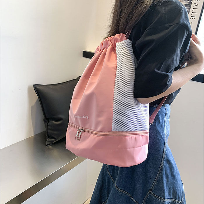 BACKYARD FAMILY「プールバック 水泳バッグ 乾湿分離 ナップザック 好評 水泳バック スポーツバッグ スポーツバック」|リュック|