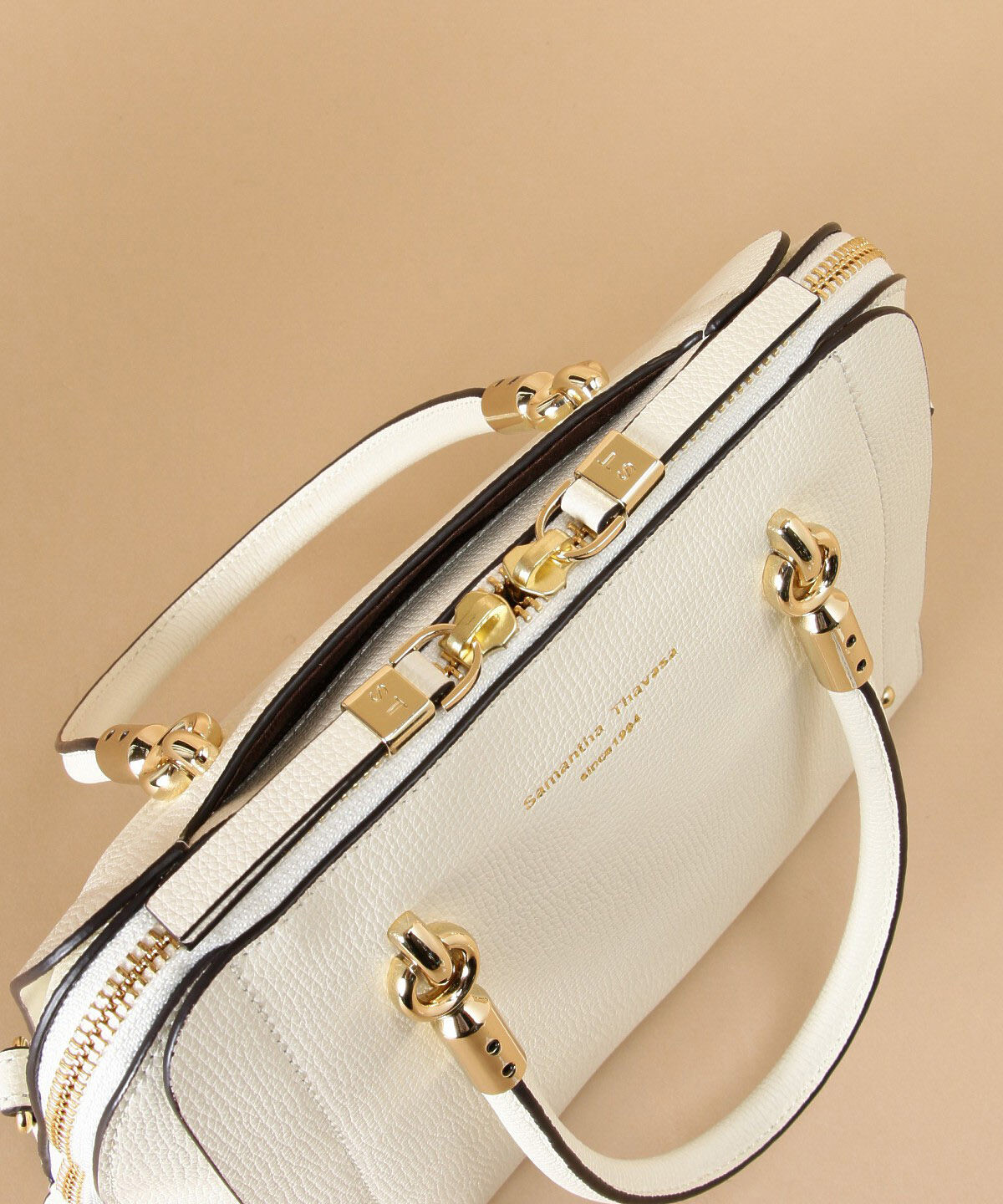 Samantha Thavasa「アベクトワ レザーハンドバッグ」|ハンドバッグ|