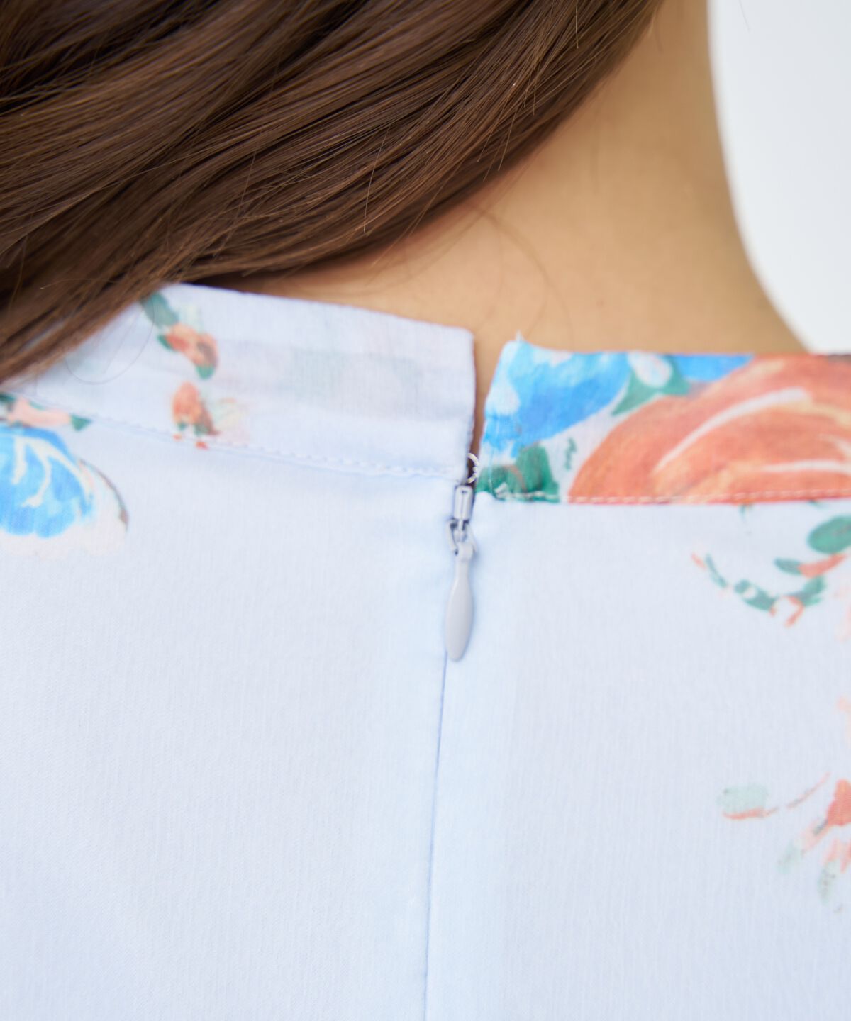 アンドクチュール「フラワープリントタックワンピース」|ワンピース|