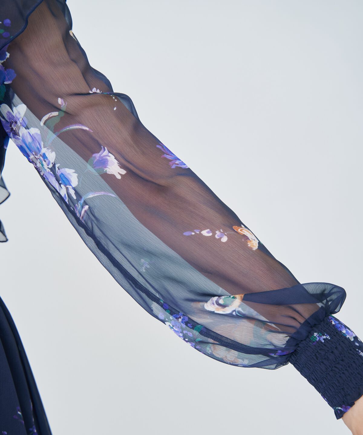 アンドクチュール「フラワープリントタックワンピース」|ワンピース|