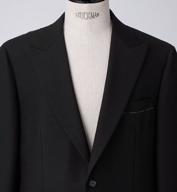 UNITED ARROWS「＜UNITED ARROWS＞ ブラック ピークドラペル 1ボタン フォーマル ジャケット」|その他|