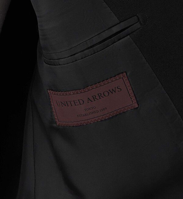 UNITED ARROWS「＜UNITED ARROWS＞ ブラック ピークドラペル 1ボタン フォーマル ジャケット」|その他|