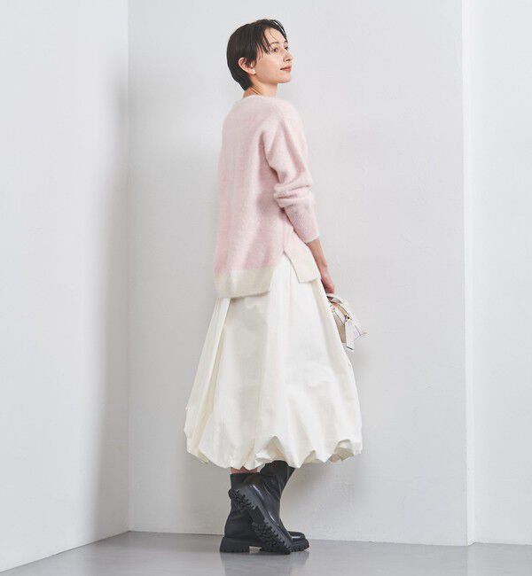 UNITED ARROWS「フォックス カシミヤ クルーネック ニット」|ニット・セーター|