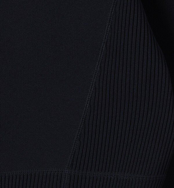 UNITED ARROWS「スウェットライク クルーネック ニットプルオーバー」|ニット・セーター|