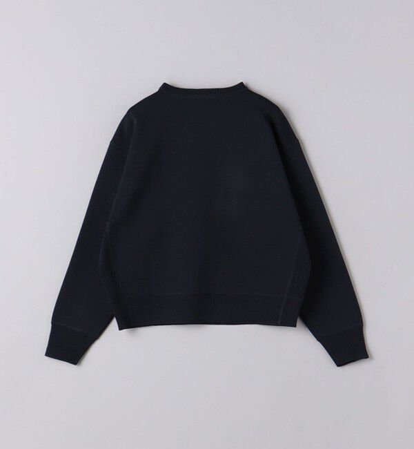 UNITED ARROWS「スウェットライク クルーネック ニットプルオーバー」|ニット・セーター|