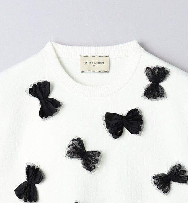 UNITED ARROWS「3D リボン クルーネック ベスト」|ベスト・ジレ|