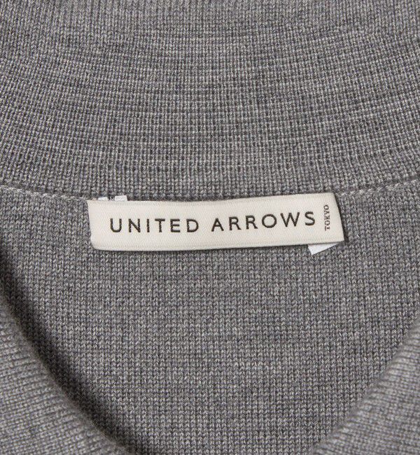 UNITED ARROWS「ウール カシミヤ スウェット ポロカラー カーディガン」|カーディガン|