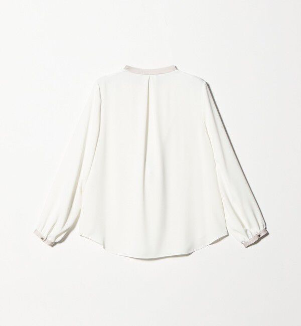 UNITED ARROWS「バイカラー パイピング ブラウス ‐ウォッシャブル‐」|シャツ・ブラウス|