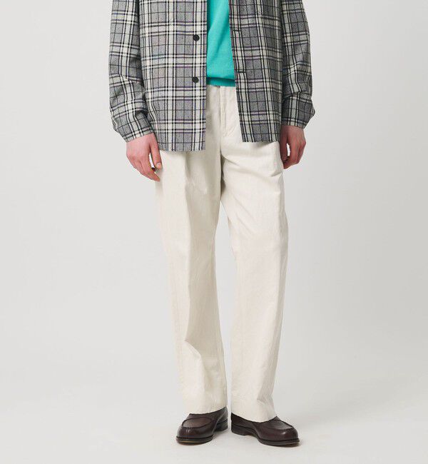 UNITED ARROWS「ラミーブレンド 2プリーツ ニドムチノ 「SLOW &　」」|チノ|