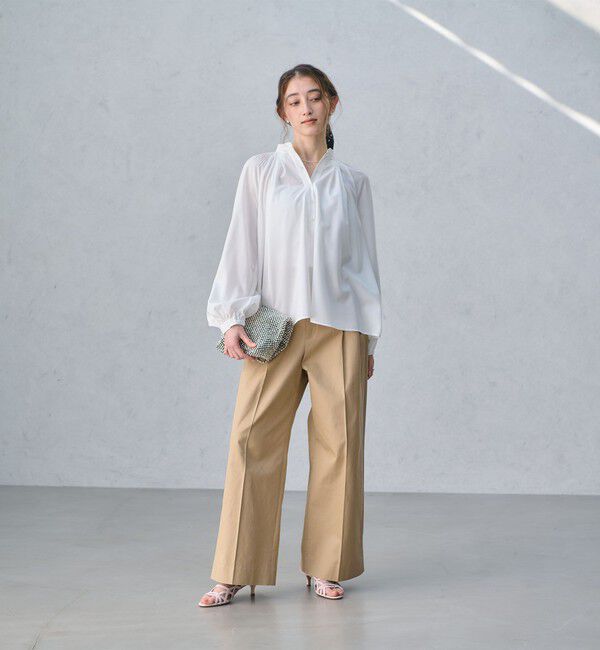 UNITED ARROWS「チノ ワイドパンツ」|チノ|