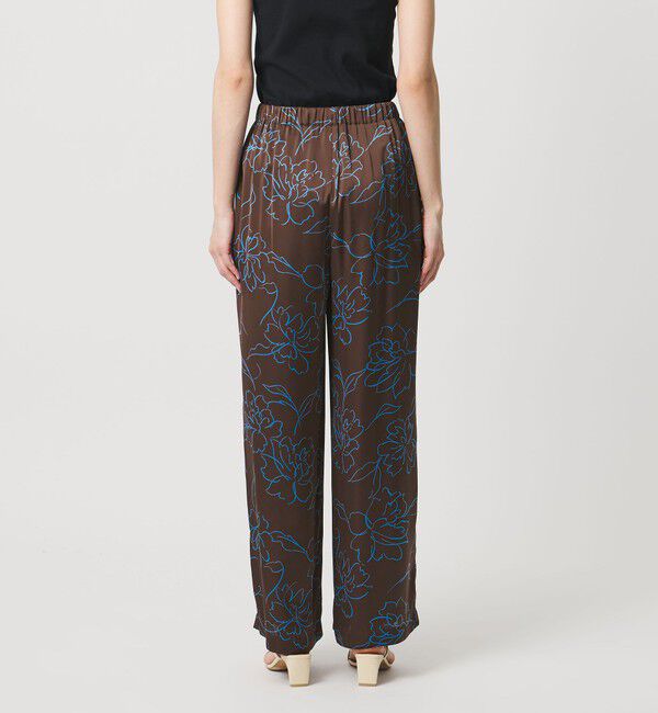 UNITED ARROWS「アブストラクトフラワー パンツ ‐ウォッシャブル‐」|チノ|