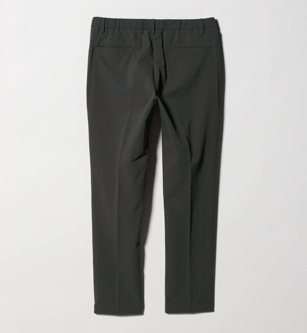 UNITED ARROWS「ドビー ノープリーツ テーパード パンツ UA COZY　ウォッシャブル　タテヨコストレッチ　防しわ　撥水」|スラックス|