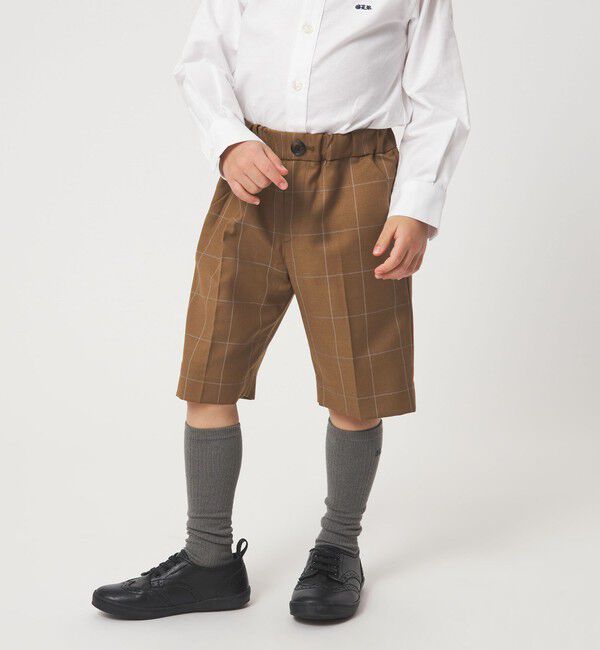 UNITED ARROWS green label relaxing「ウィンドペン チェック ショートパンツ / キッズ 110cm-130cm」|スーツ|