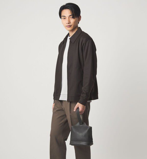 UNITED ARROWS green label relaxing「シボ レザーライク ハンドバッグ」|ハンドバッグ|