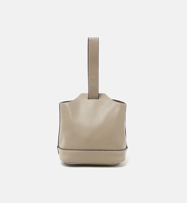 UNITED ARROWS green label relaxing「シボ レザーライク ハンドバッグ」|ハンドバッグ|