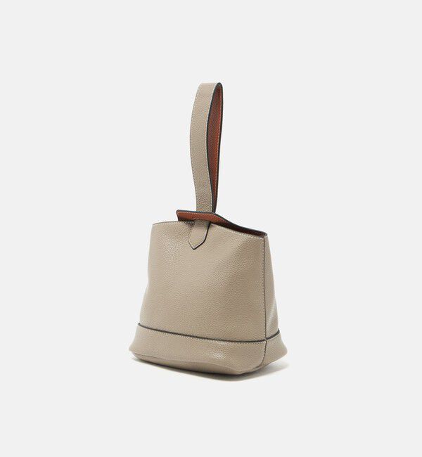 UNITED ARROWS green label relaxing「シボ レザーライク ハンドバッグ」|ハンドバッグ|