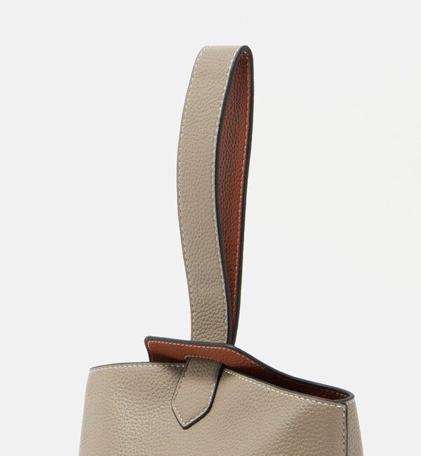 UNITED ARROWS green label relaxing「シボ レザーライク ハンドバッグ」|ハンドバッグ|