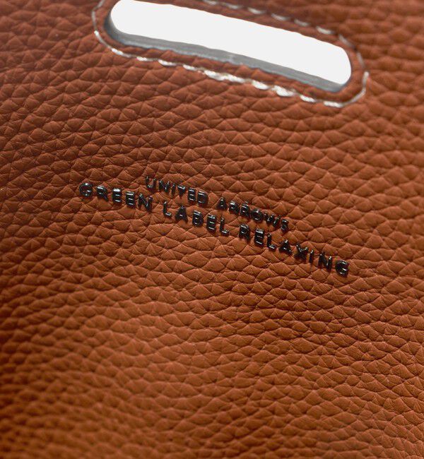 UNITED ARROWS green label relaxing「シボ レザーライク ハンドバッグ」|ハンドバッグ|