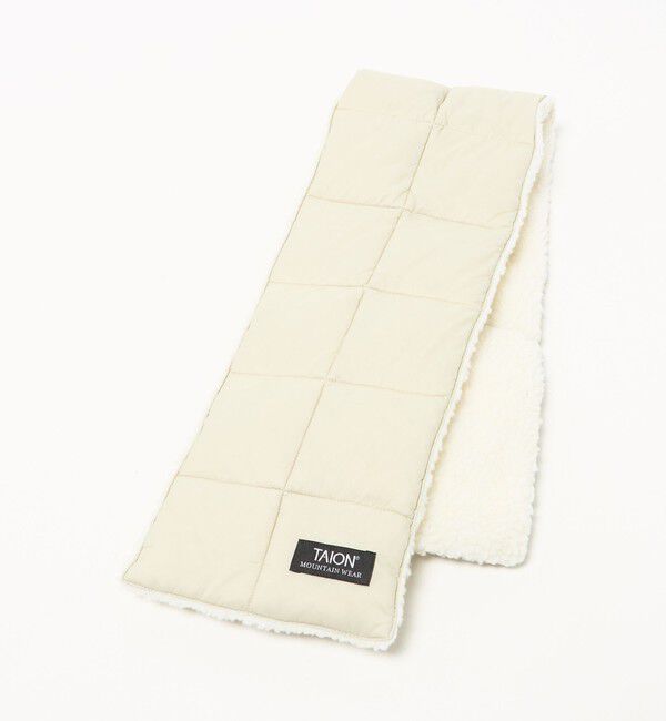 UNITED ARROWS green label relaxing「＜TAION＞マウンテン リバーシブル ダウンボア マフラー」|マフラー|