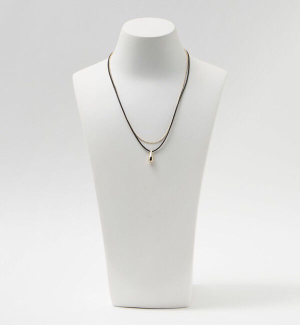 UNITED ARROWS green label relaxing「2連チェーン＆コードチャーム ネックレス」|ネックレス|