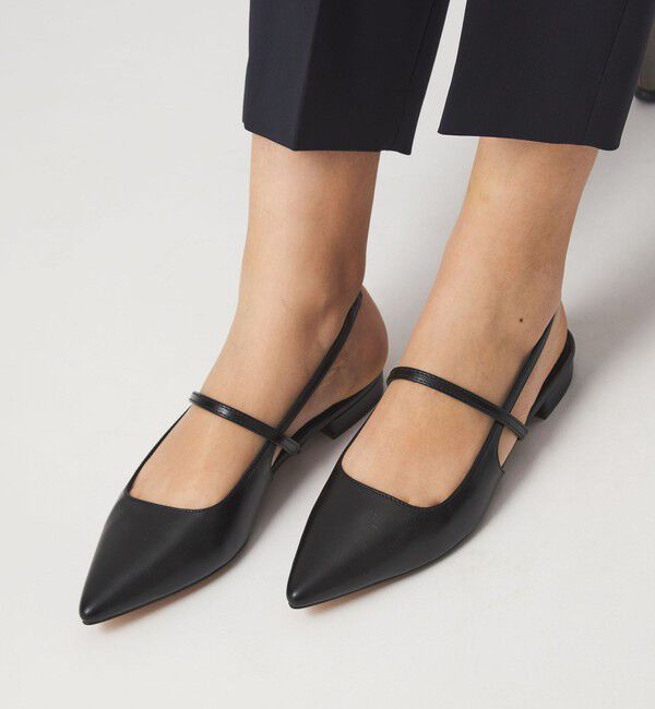 UNITED ARROWS green label relaxing「ポインテッド ストラップ シューズ」|パンプス|