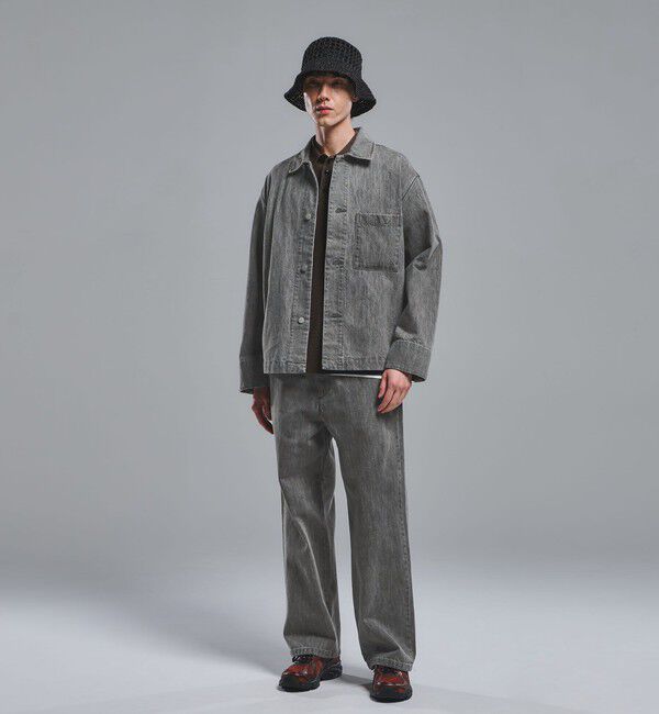 UNITED ARROWS green label relaxing「ウォッシュド ワイド デニムパンツ」|デニム|