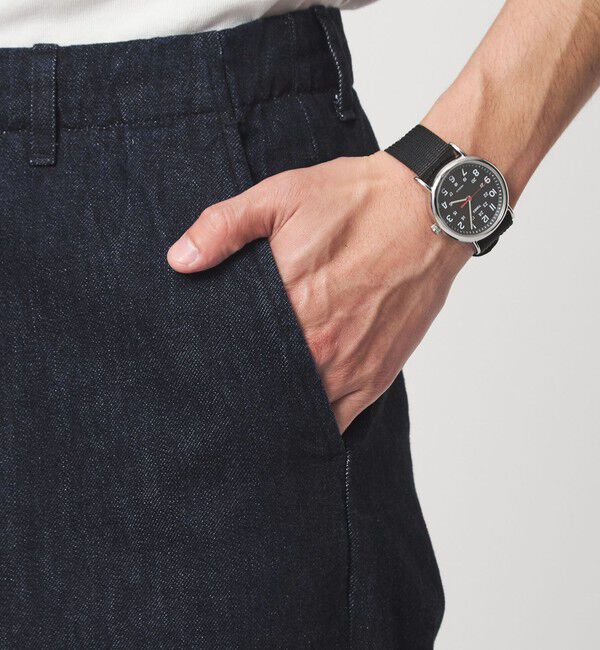 UNITED ARROWS green label relaxing「ウォッシュド ワイド デニムパンツ」|デニム|