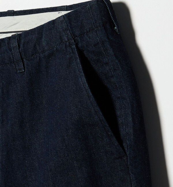 UNITED ARROWS green label relaxing「ウォッシュド ワイド デニムパンツ」|デニム|