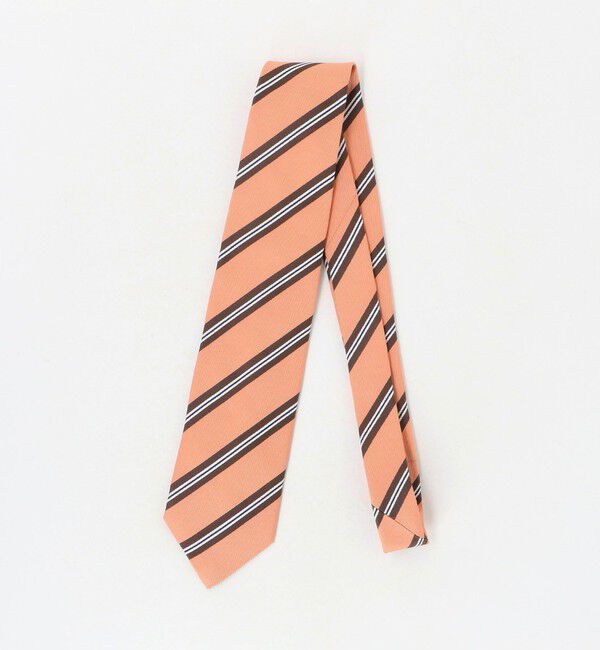 UNITED ARROWS green label relaxing「＜Alessandro Masi＞8.0cm ストライプ2 ネクタイ」|ネクタイ・蝶ネクタイ|ORANGE