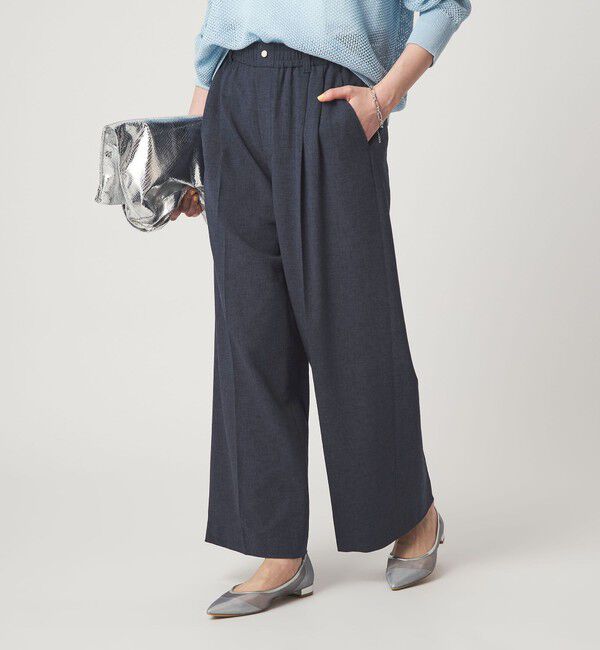 UNITED ARROWS green label relaxing「【結論シリーズ】ニーハイワイドパンツ［size SHORT/TALLあり］」|その他|